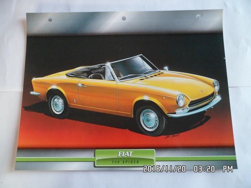 Carte fiche voitures - carte,