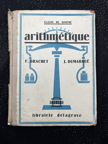 Ancien livre scolaire - ancien,
