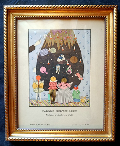 Pochoir original 1914 - , –