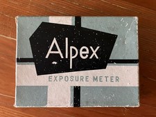 Vintage Alpex Exposure Meter In Original Packaging