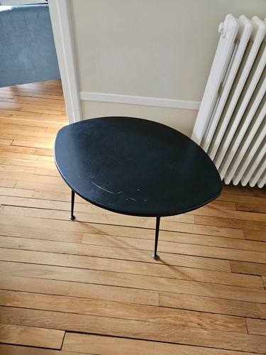 Table basse vintage couleur - table,