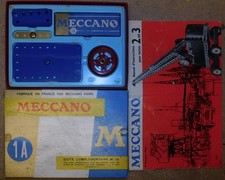 MECCANO BOITE 1 SERIE M DE 1963 . INVENTAIRE FAIT BOITE COMPLETE + NOTICE