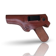 Étui en cuir pour pistolet OWB pour Luger P08, gaucher, ceinture de transport...