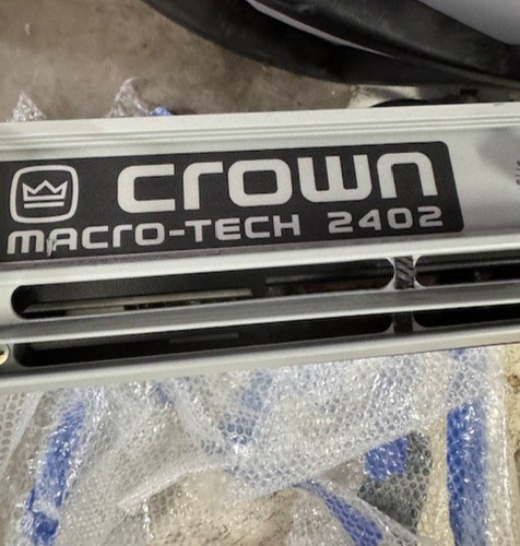 Crown macro tech 2402 power - macro-tech,