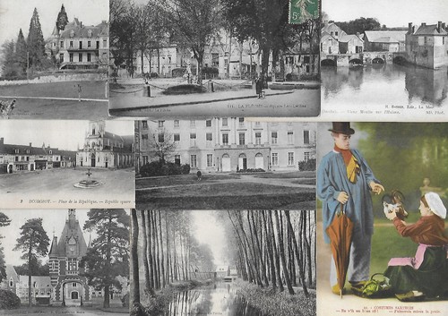 Lot cartes postales - 12,