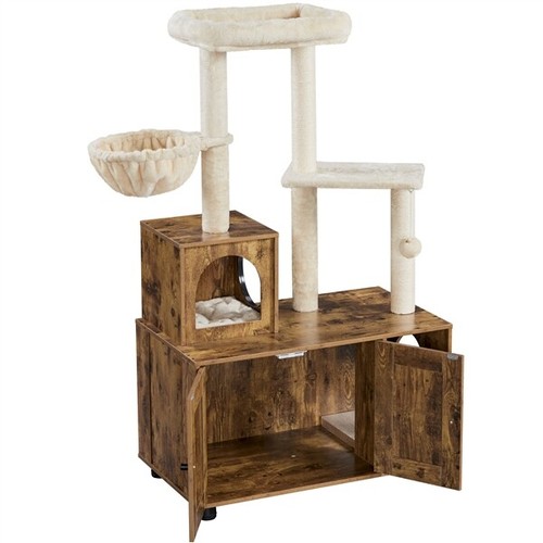 Maison toilettes pour chat - maison, de