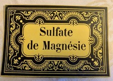 SULFATE DE MAGNÉSIE RARE