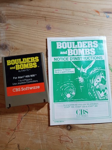 Boulders and bombs atari - and,