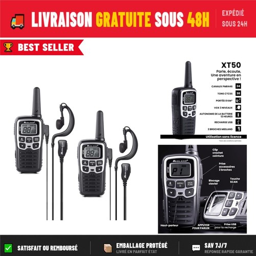 Midland xt50 talkie - xt50, talkie-walkie
