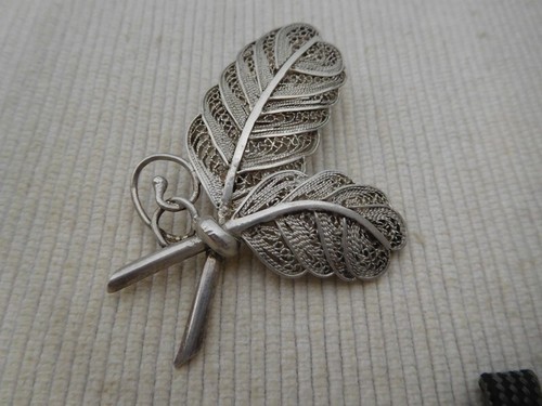 Broche ancienne argent - broche,