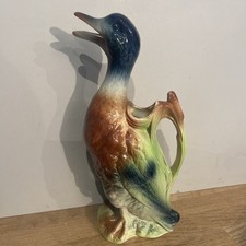 Pichet Carafe Forme Canard Céramique Barbotine St Clément 7492