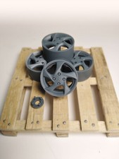 Lot of 4 wheels for 1/24 1/18 model car (Peugeot 206 Sirocco)