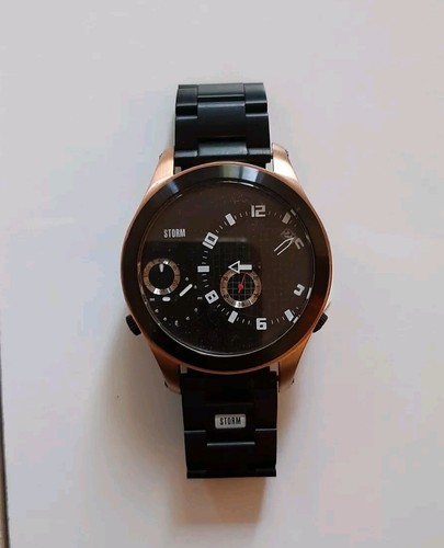 Montre storm duodine - storm, noire