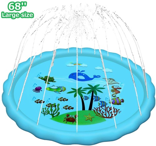 Inflatable splash play mat for - splash,