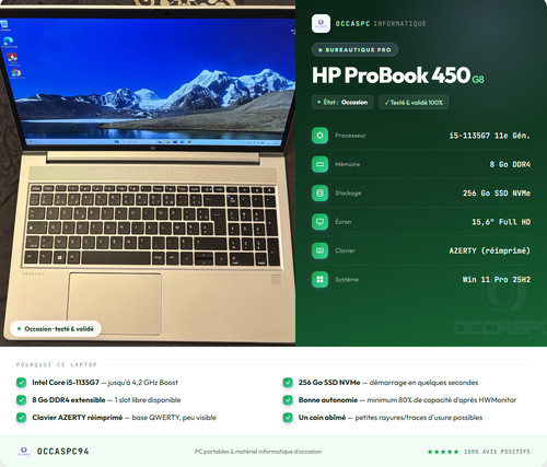 Laptop probook 450 intel - laptop,