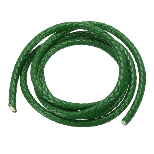Cordon cuir tressé 5mm pour