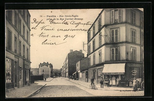 Cpa pantin rue denis papin - cpa, pantin,