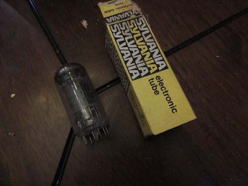 Sylvania 6mj8 vintage vacuum - vintage,