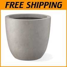 Stylish Round Concrete Planter