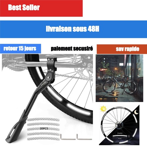 Béquille vélo réglable