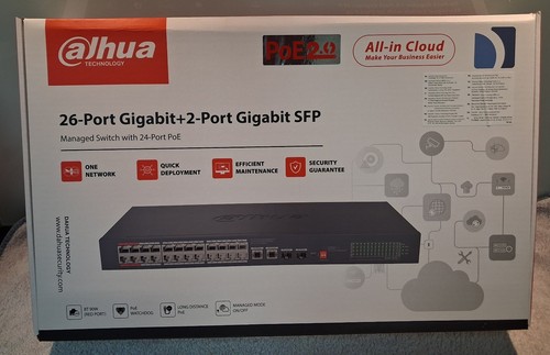 Switch dahua ports gigabit - dahua, 24