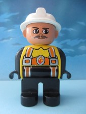 LEGO DUPLO FIGURE FIREFIGHTER FIREFIGHTER US FIREMAN