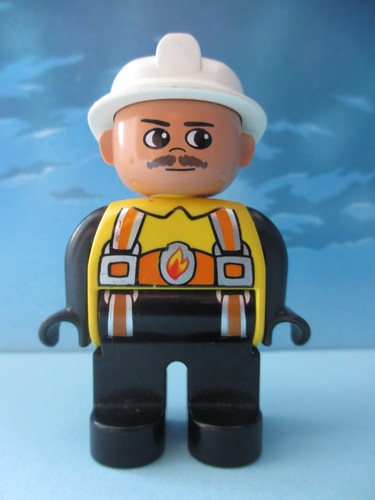 Figurine lego duplo sapeur - figurine,
