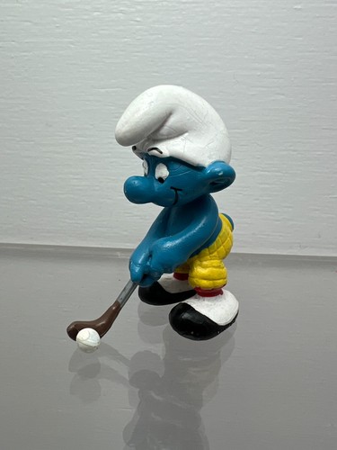 Figurine schtroumpfs golfeur