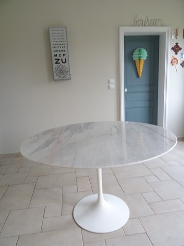 Table marbre knoll - marbre,