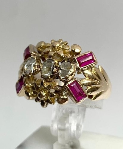 Bague ancienne jaune 18 - en,
