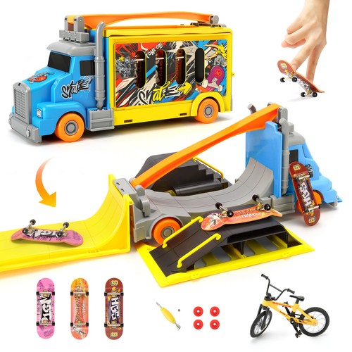 Finger skateboard park set - finger,