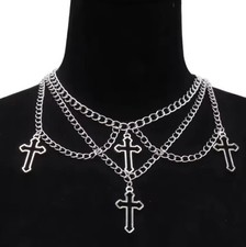 ✝️🖤Collier chaînes