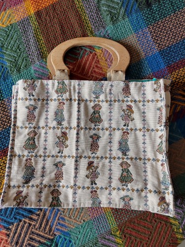 Sac tissu tissé - , carreaux