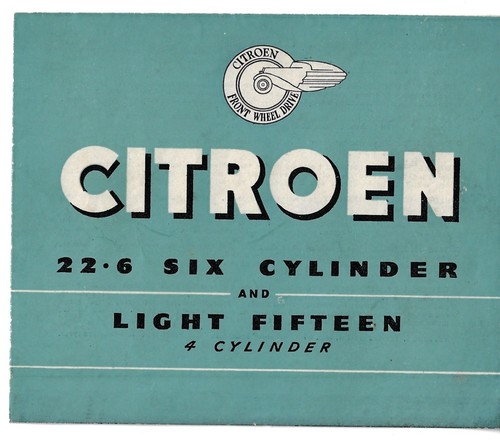 Citroen traction avant early - traction,