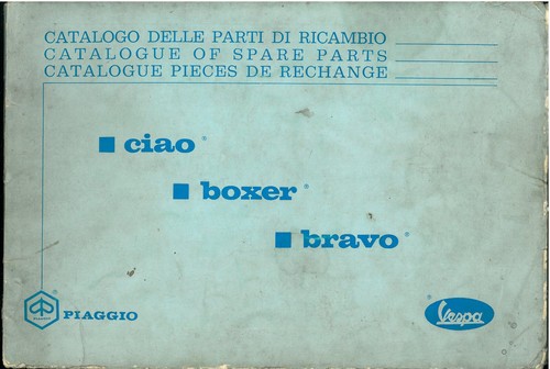 Catalogue pieces piaggio ciao - catalogue,