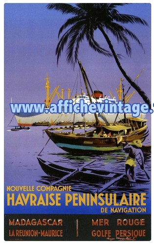 Affiche poster paquebot - poster,