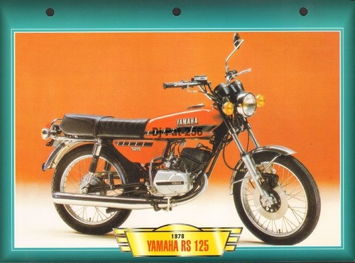 Fiche moto yamaha - moto, 125