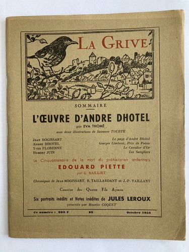Grive 1956 l oeuvre - grive,