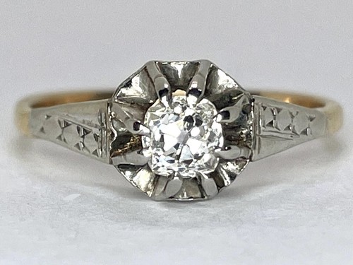 Bague solitaire diamant - bague,