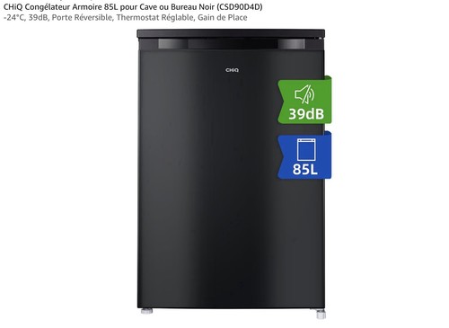 Chiq csd90d4d congélateur - csd90d4d,