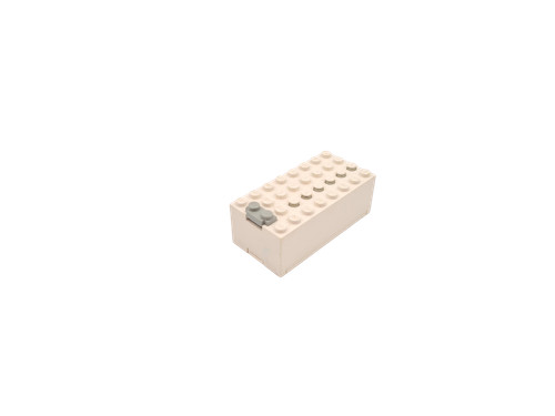 Lego train rails chemin - 9v,