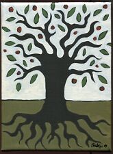 Contemporary Art Poralzi Painting - Tree of Life 3 - Acrylic Painting