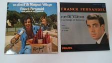 Lot de 2 disques vinyles 45T