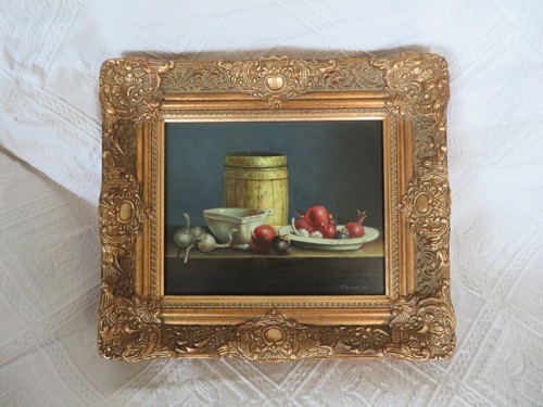 Tableau peinture nature morte - peinture,