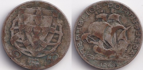 Escudos 1943 portugal - escudos,