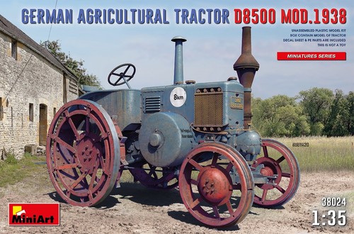 Miniart 38024 tracteur lanz - tracteur,