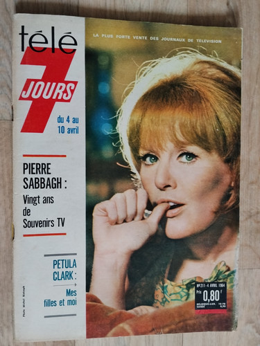 Télé jours 211 pétula - 7,