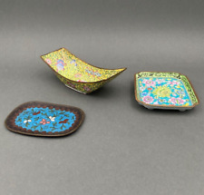 China XXe M1433 Copper Enamel Trays and One Cup