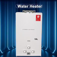 Douche de camp de chauffe-eau au gaz propane portable sans réservoir 10L