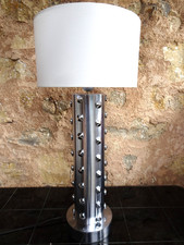 Rare lampe design en aluminium